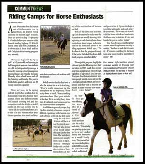Charlotte NC Horsebacking Riding Camps