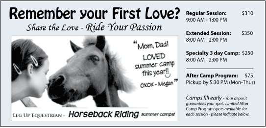 2009 Horseback Riding Summer Camps